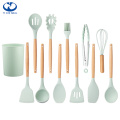 custom logo heat resistant espatulas de baking cooking spoon non stick brush silicone kitchen utensil spatula set